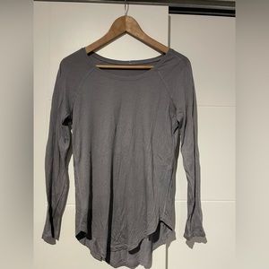 lululemon athletica Gray Long Sleeve Top